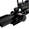2.5-10x40 dengan Red Laser dan Red Dot Sight Illuminated Tactical Hunting Scope