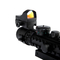 3-10x40 Lingkup Senapan Berburu Dual Illuminated Dengan Red Dot Laser Sight